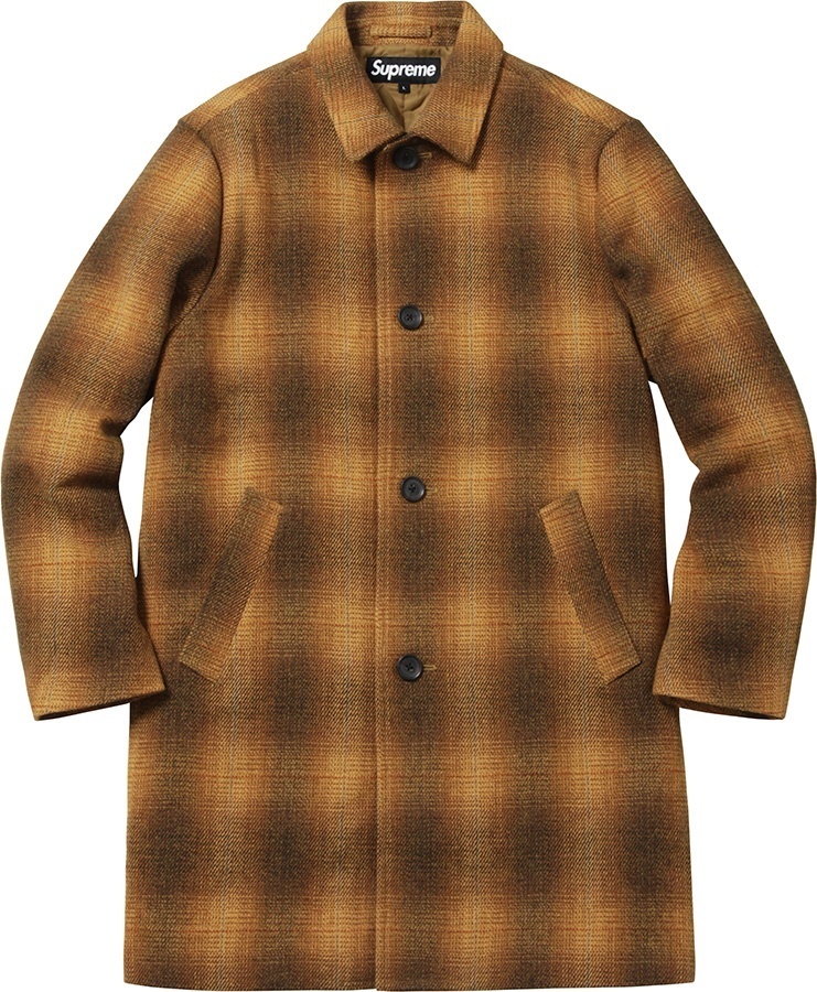 Shadow Plaid Wool Overcoat view 2